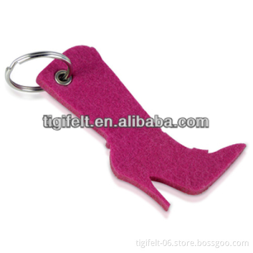 European Test Standared Felt Fabric Keychains